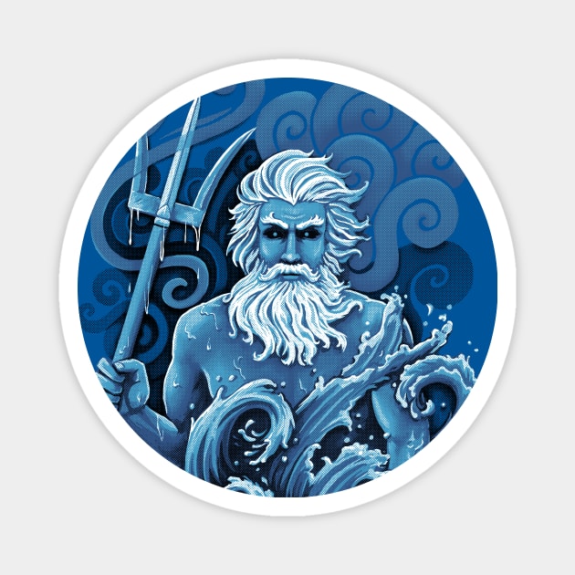 Poseidon Magnet by c0y0te7